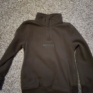 Abercrombie kids boys quarter zip sweatshirt
